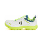 Savage Stud Shoe: Dynamic Royal Blue & Lime Cricket Footwear