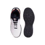 Savage Stud Shoe Dynamic Navy Blue & Vibrant Orange Cricket Footwear
